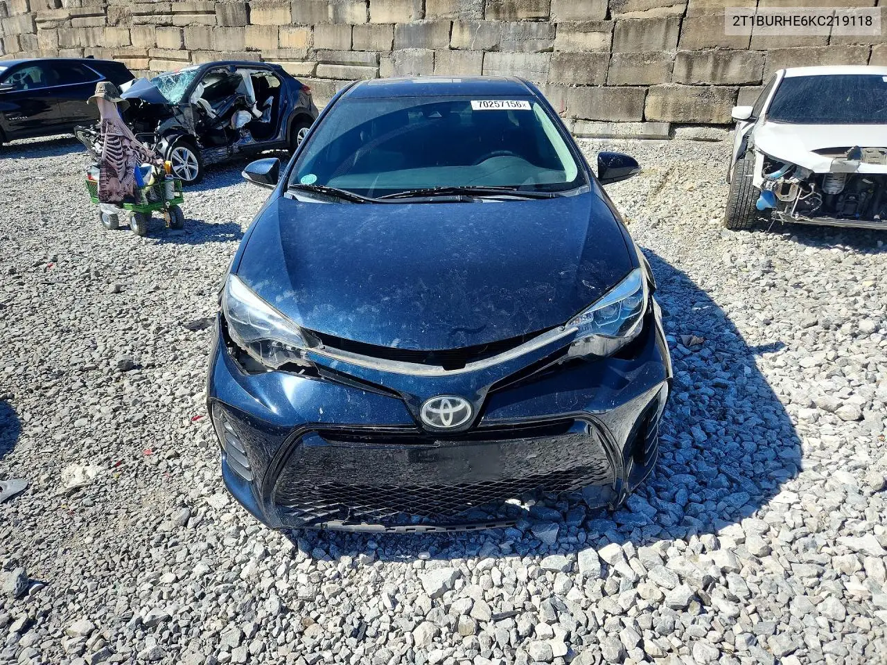 2019 TOYOTA COROLLA VIN 2T1BURHE6KC219118 — фото 5