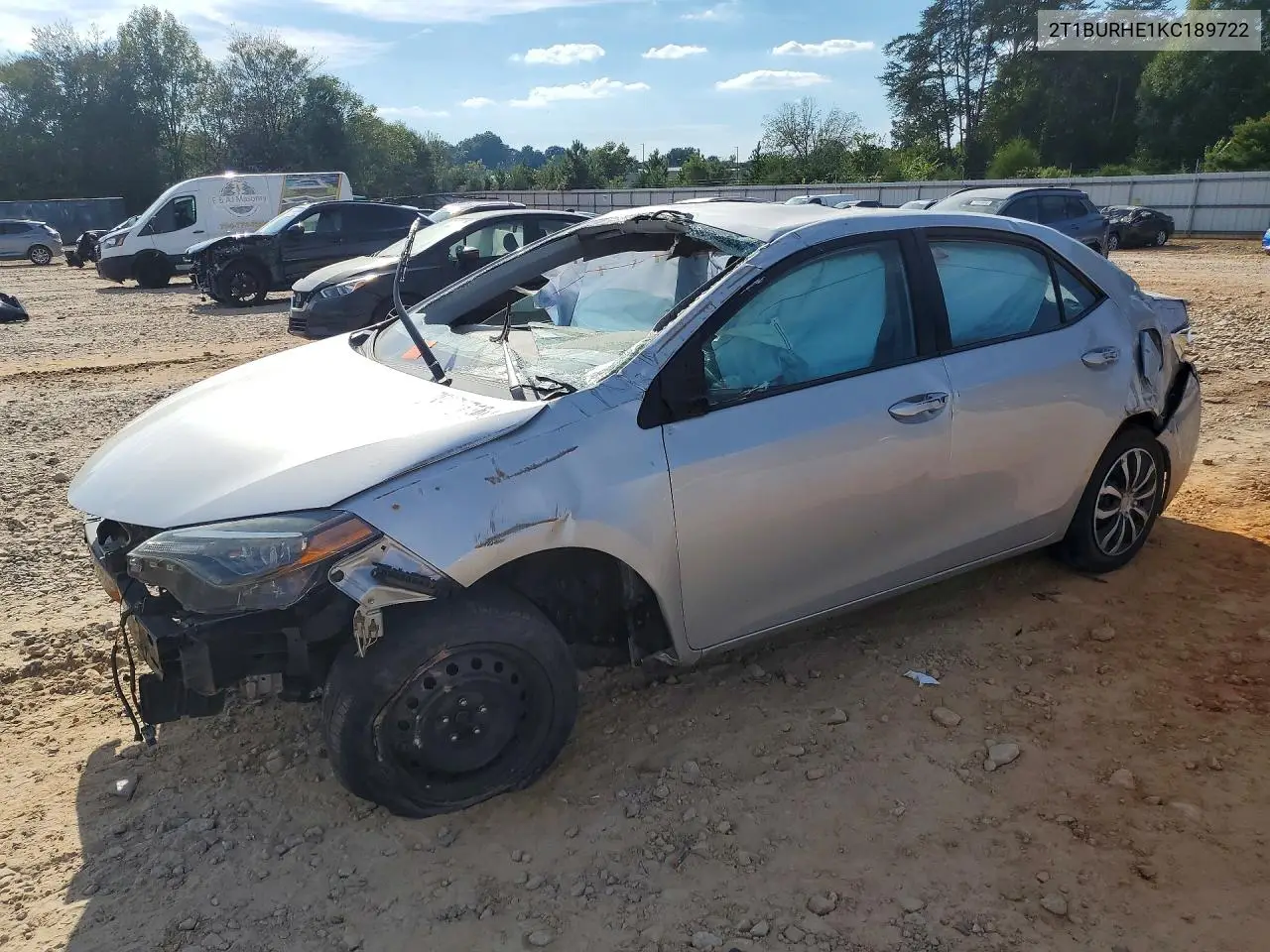 TOYOTA COROLLA 2019, VIN 2T1BURHE1KC189722