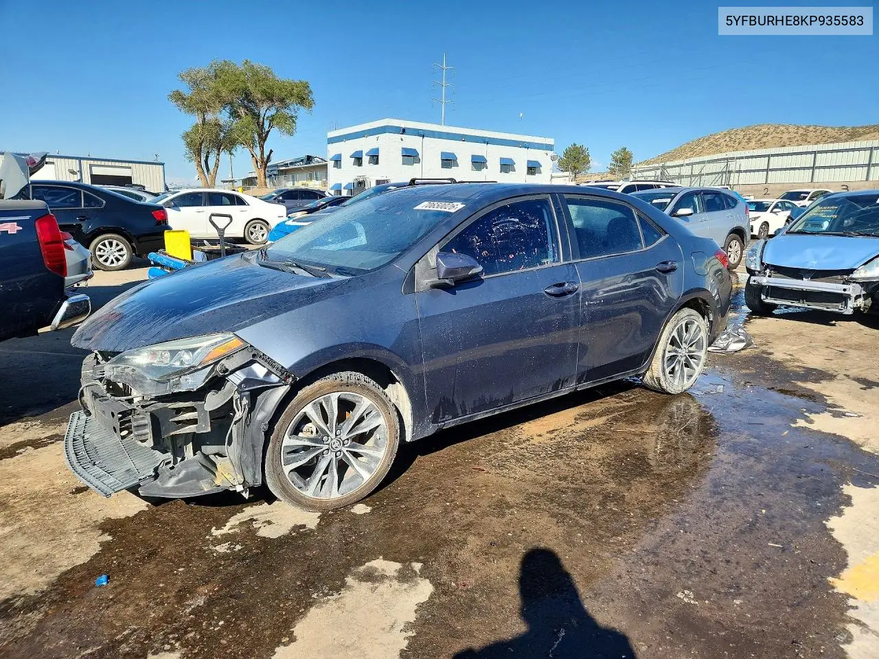 TOYOTA COROLLA 2019, VIN 5YFBURHE8KP935583