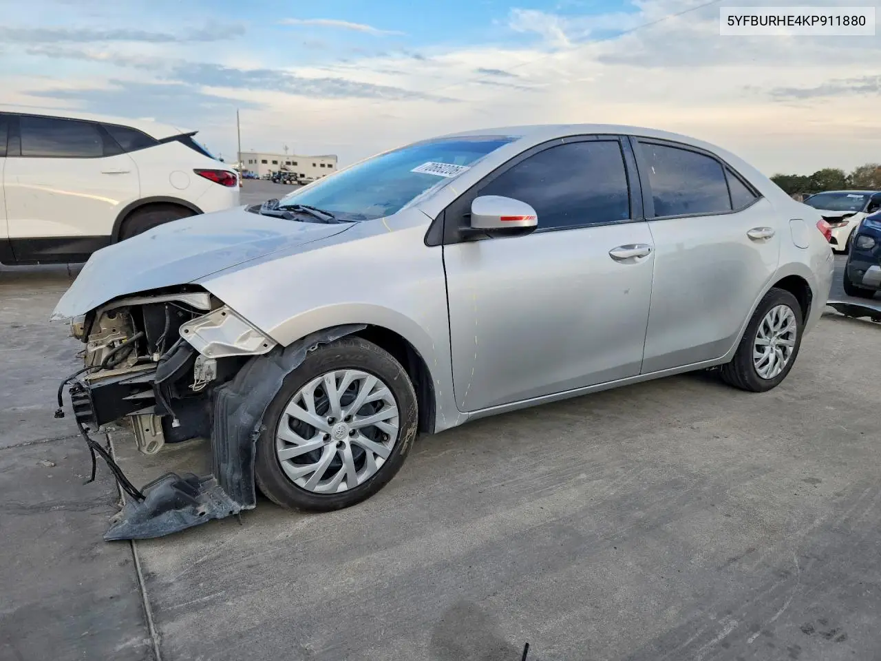 TOYOTA COROLLA 2019, VIN 5YFBURHE4KP911880