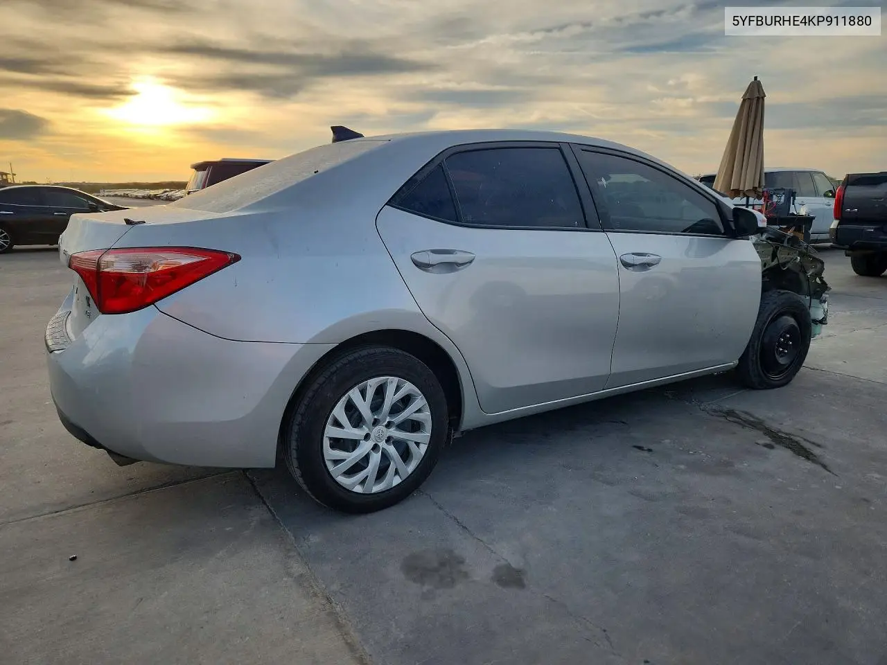 2019 TOYOTA COROLLA VIN 5YFBURHE4KP911880 — фото 3