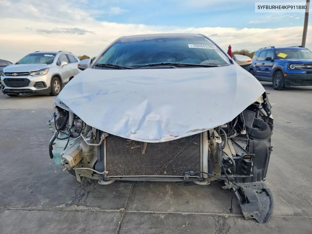 2019 TOYOTA COROLLA VIN 5YFBURHE4KP911880 — фото 5