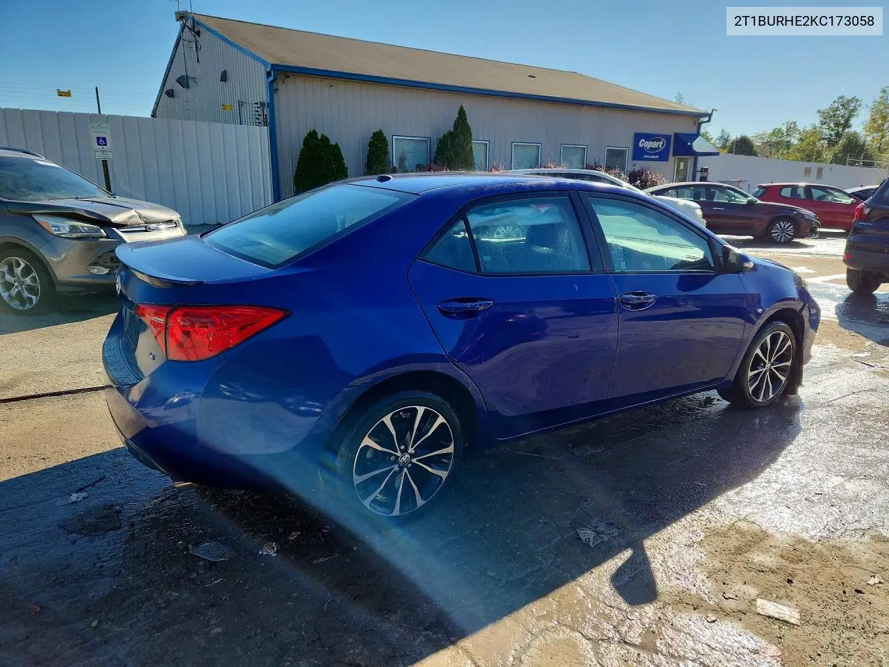 2019 TOYOTA COROLLA VIN 2T1BURHE2KC173058 — фото 3