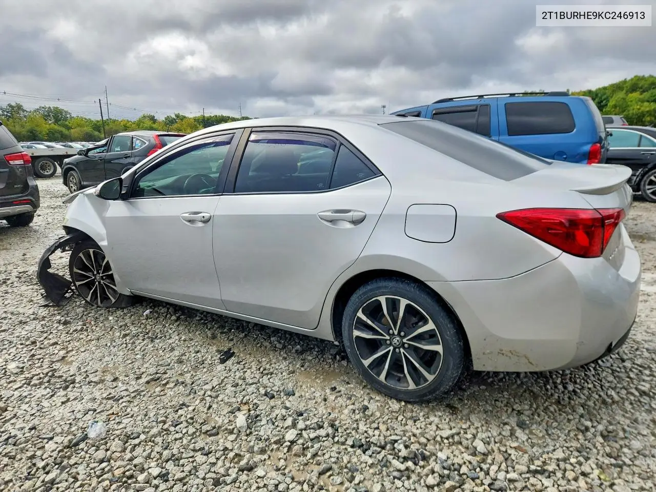 2019 TOYOTA COROLLA VIN 2T1BURHE9KC246913 — фото 2
