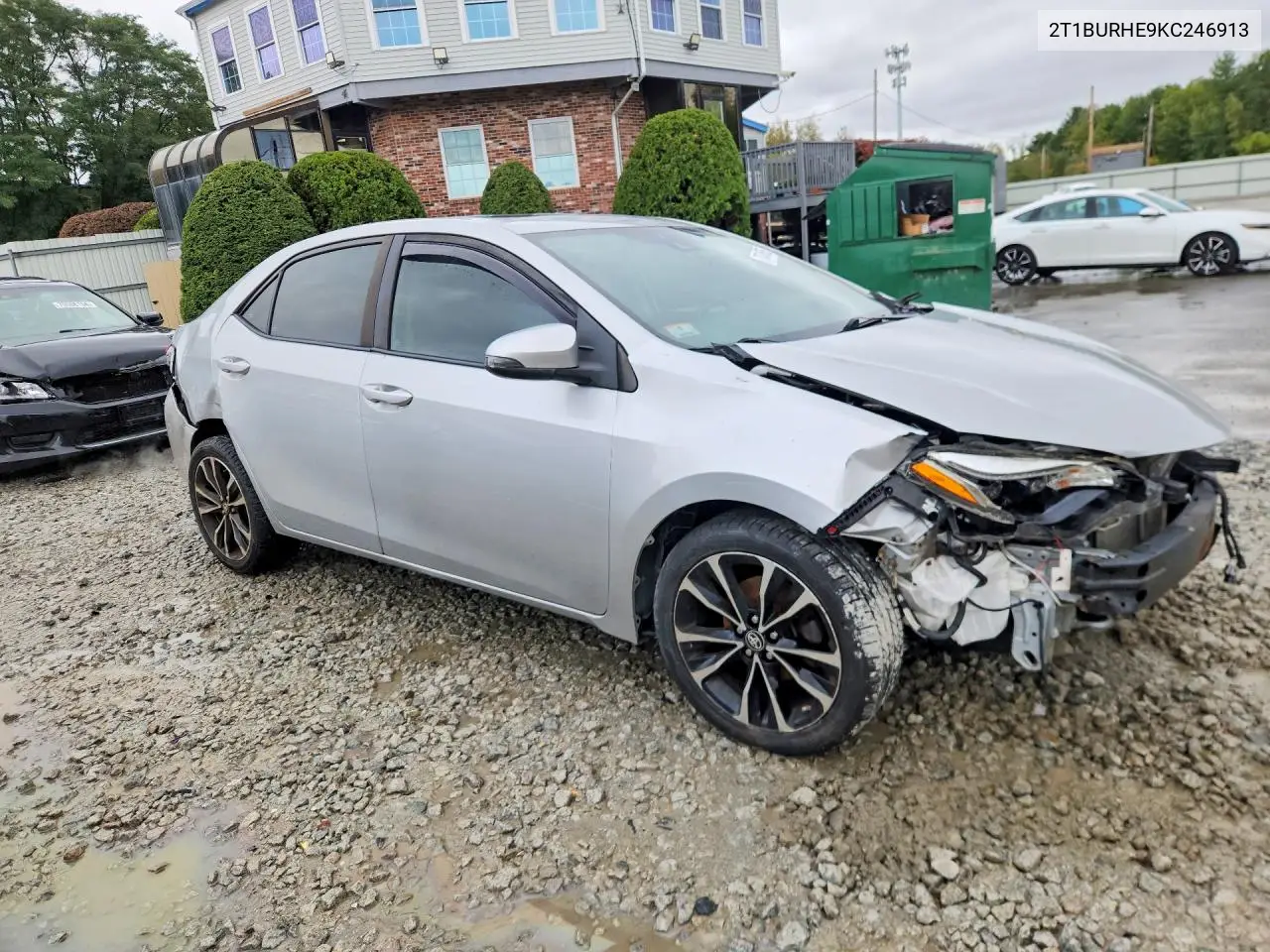 2019 TOYOTA COROLLA VIN 2T1BURHE9KC246913 — фото 4