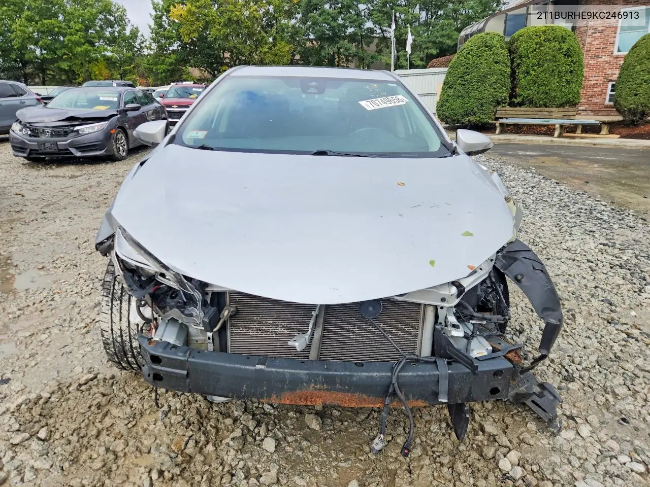 2019 TOYOTA COROLLA VIN 2T1BURHE9KC246913 — фото 5