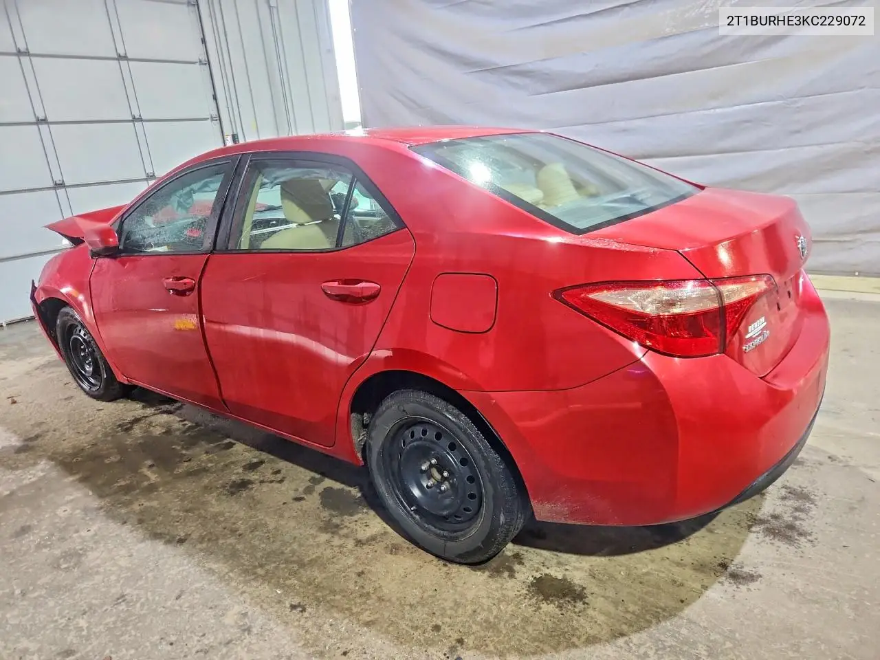 2019 TOYOTA COROLLA VIN 2T1BURHE3KC229072 — фото 2