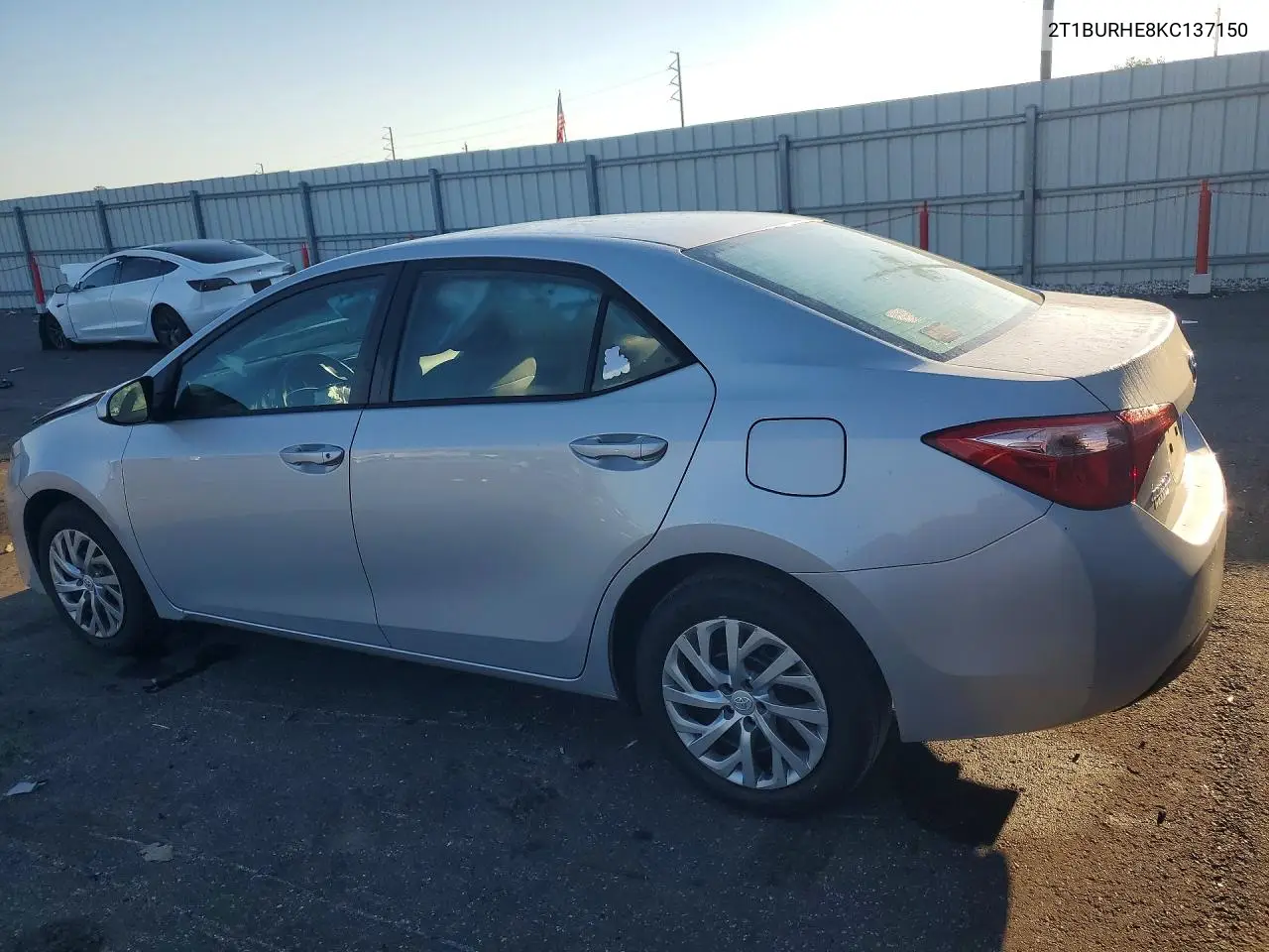 2019 TOYOTA COROLLA VIN 2T1BURHE8KC137150 — фото 2