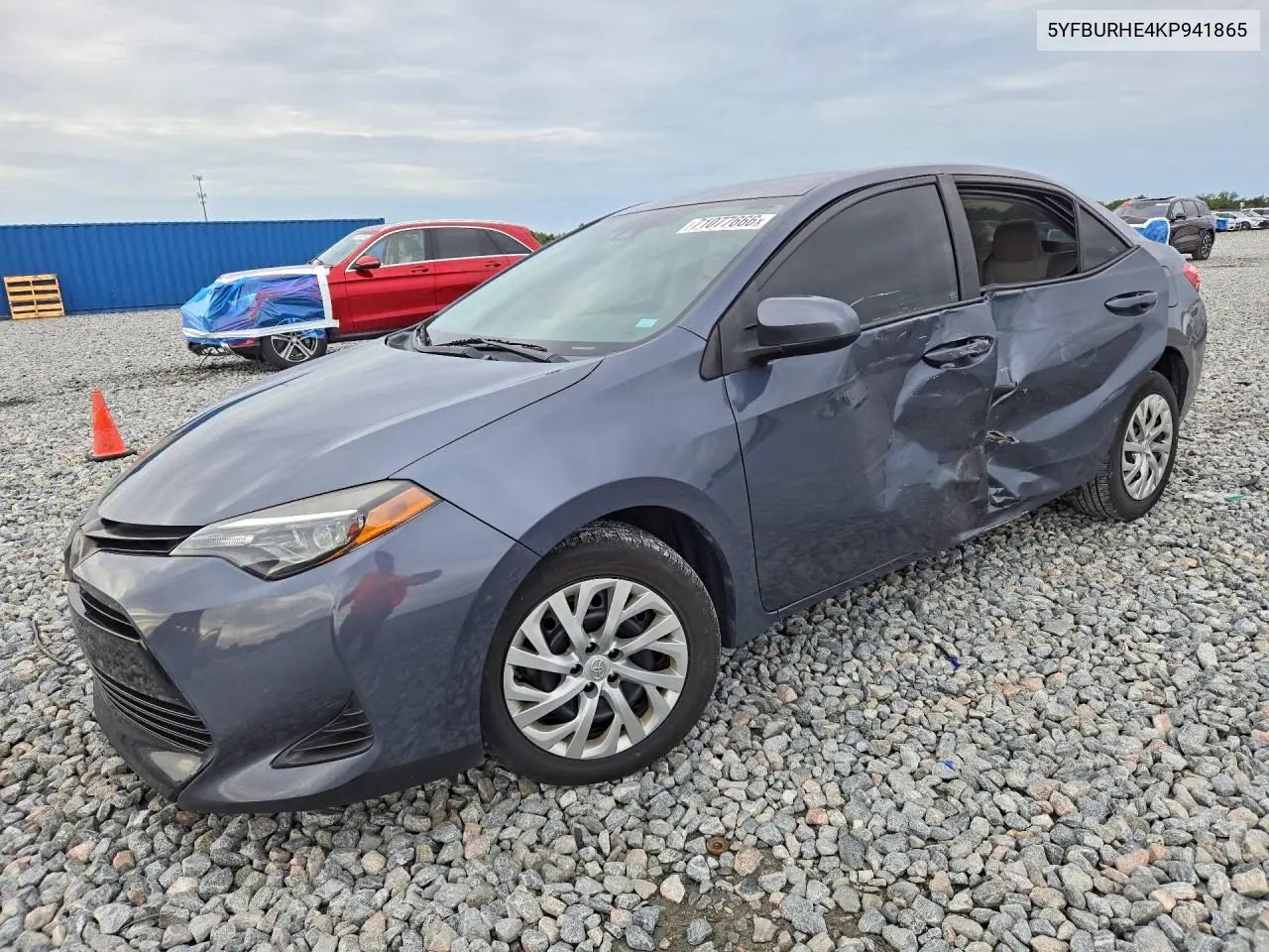 TOYOTA COROLLA 2019, VIN 5YFBURHE4KP941865
