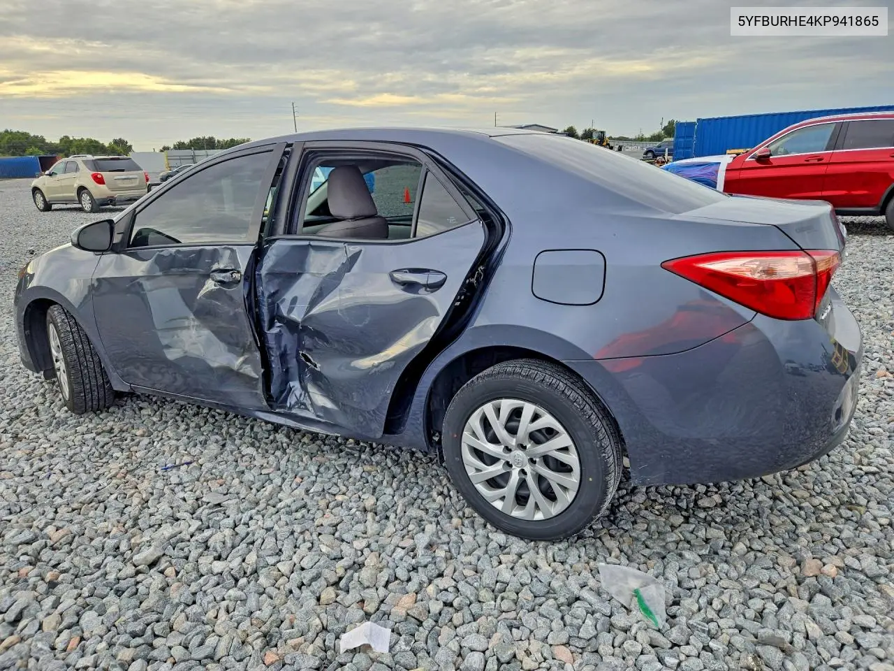 2019 TOYOTA COROLLA VIN 5YFBURHE4KP941865 — фото 2