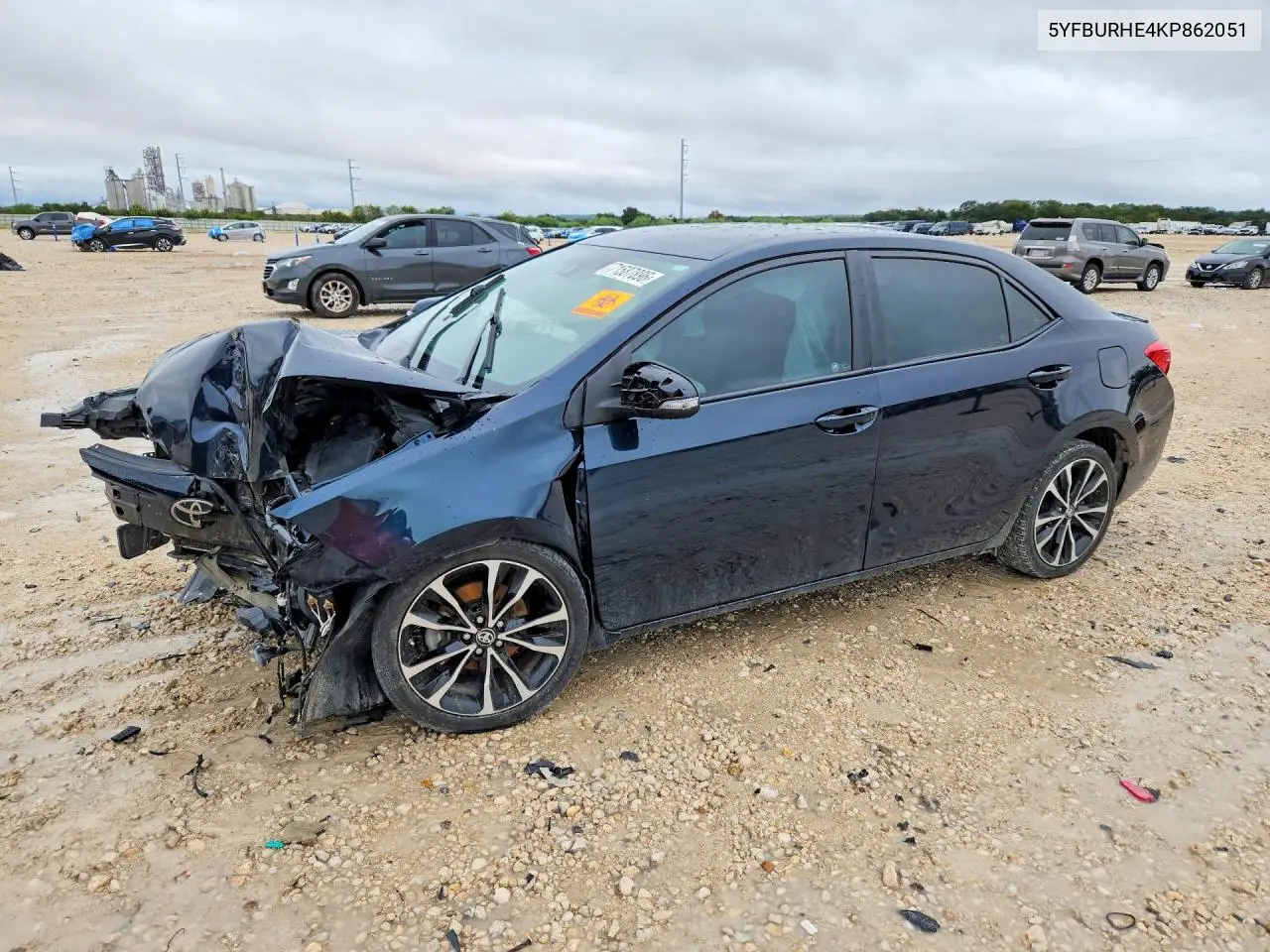 TOYOTA COROLLA 2019, VIN 5YFBURHE4KP862051