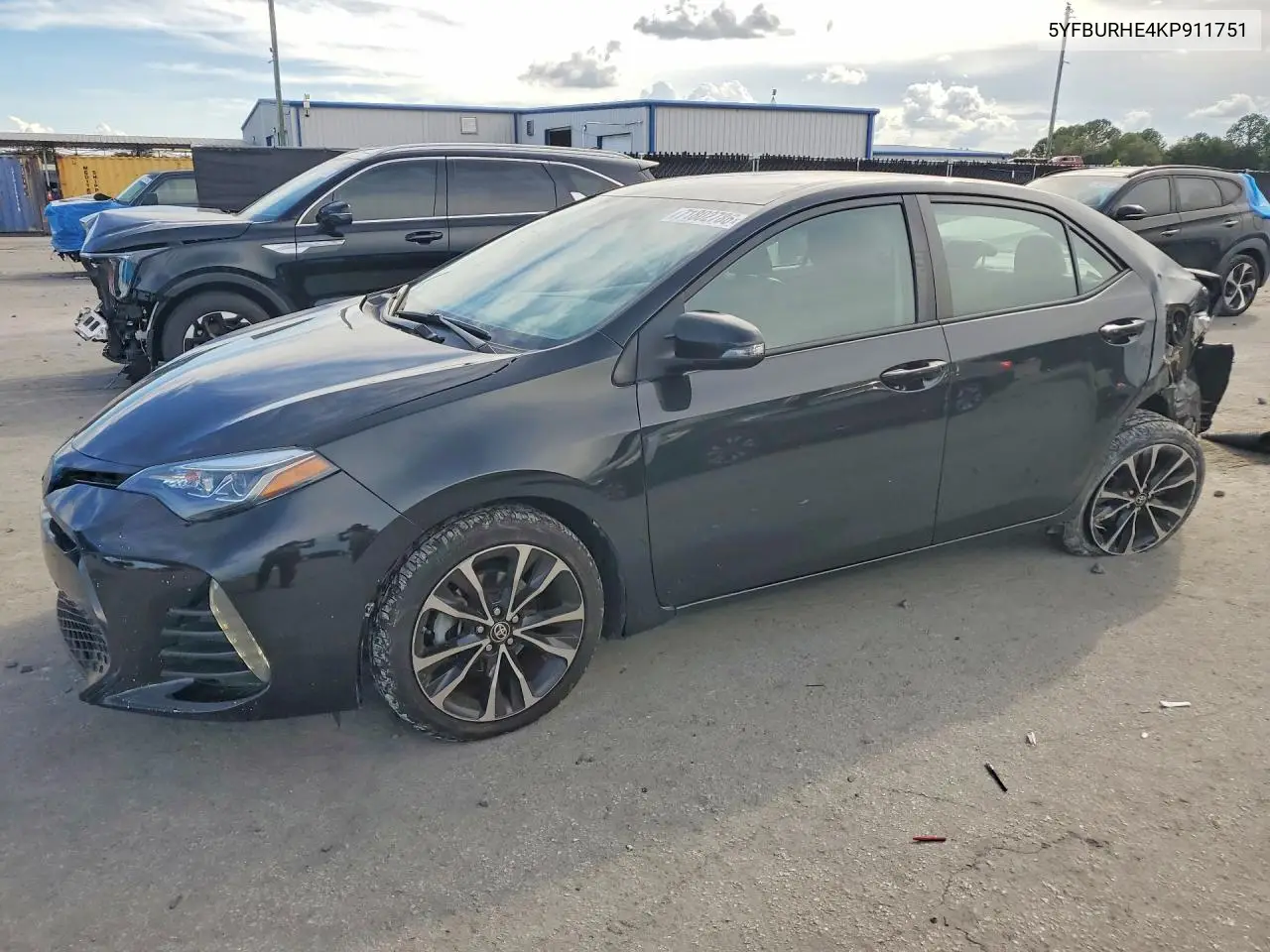 TOYOTA COROLLA 2019, VIN 5YFBURHE4KP911751