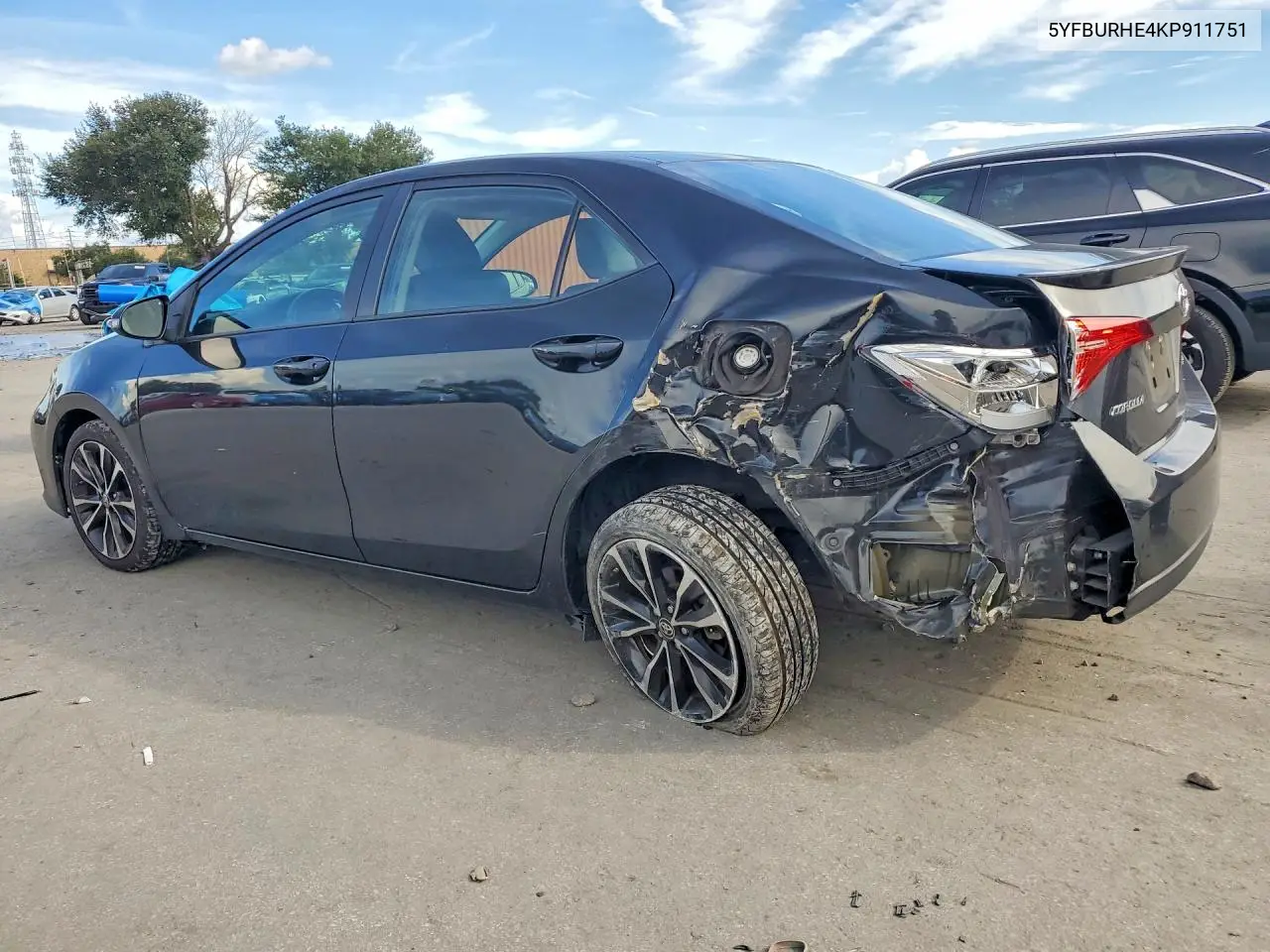 2019 TOYOTA COROLLA VIN 5YFBURHE4KP911751 — фото 2