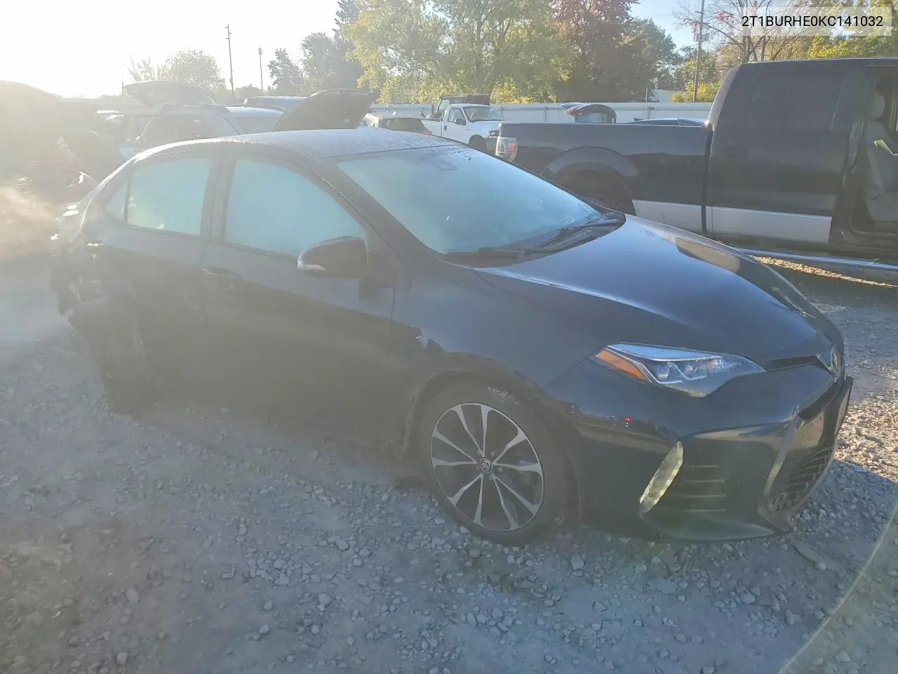 2019 TOYOTA COROLLA VIN 2T1BURHE0KC141032 — фото 4