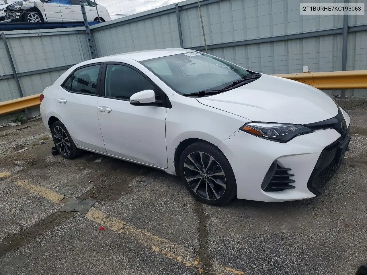 2019 TOYOTA COROLLA VIN 2T1BURHE7KC193063 — фото 4