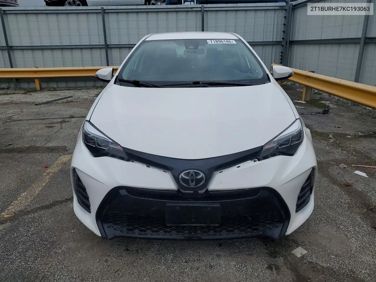 2019 TOYOTA COROLLA VIN 2T1BURHE7KC193063 — фото 5
