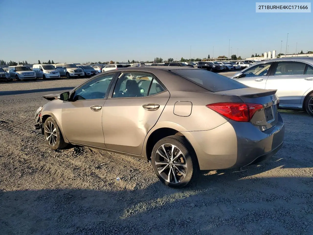 2019 TOYOTA COROLLA VIN 2T1BURHE4KC171666 — фото 3