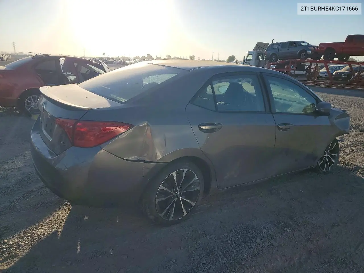 TOYOTA COROLLA 2019, VIN 2T1BURHE4KC171666
