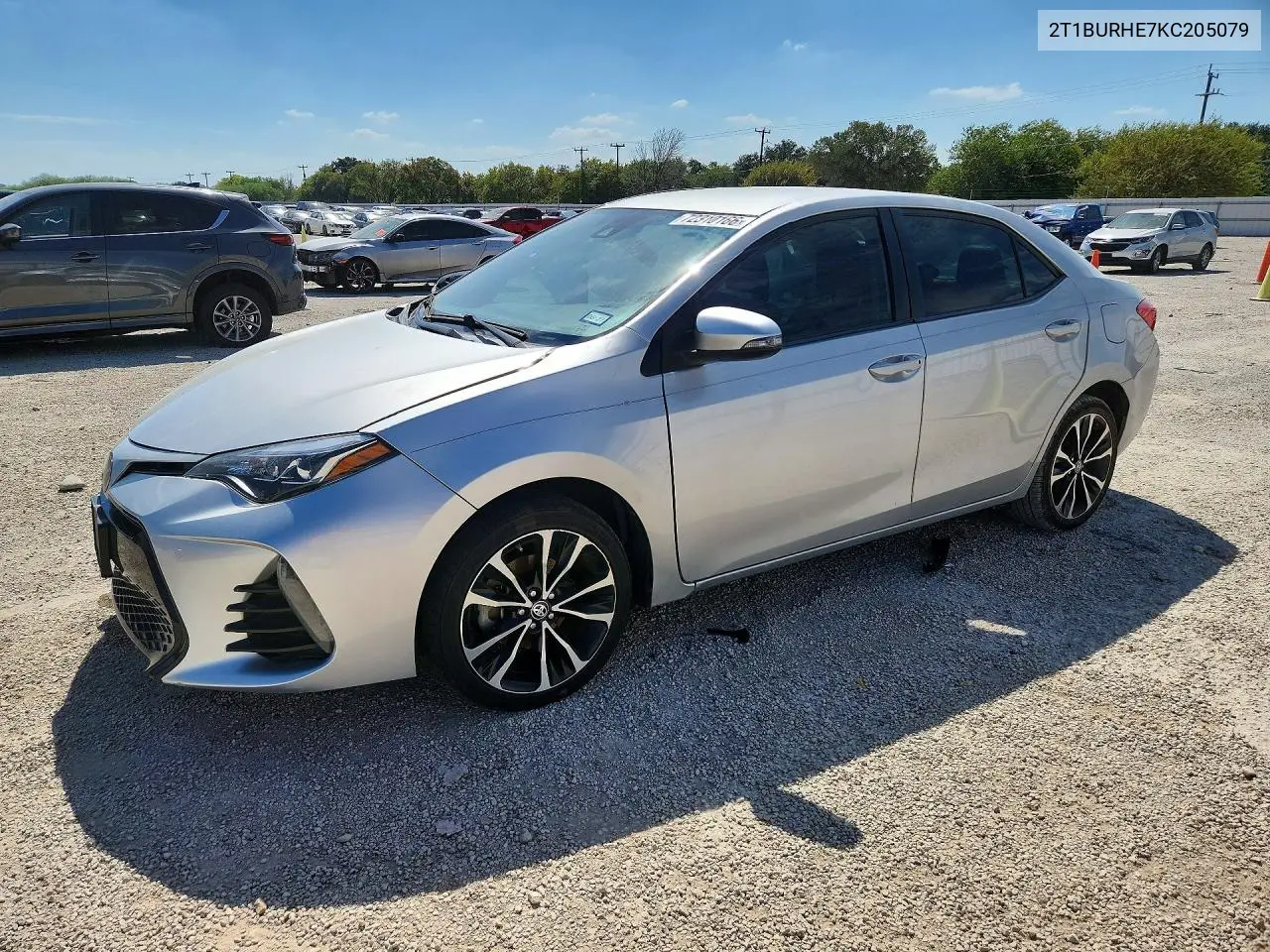 TOYOTA COROLLA 2019, VIN 2T1BURHE7KC205079