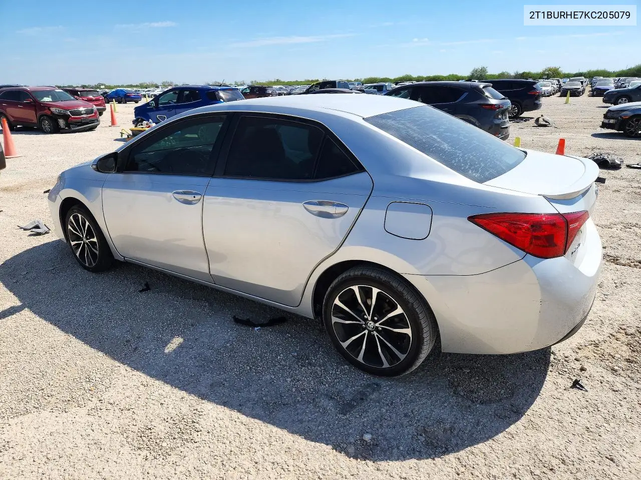 2019 TOYOTA COROLLA VIN 2T1BURHE7KC205079 — фото 2