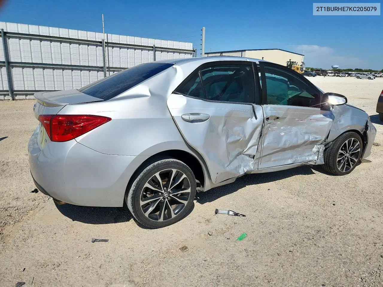 2019 TOYOTA COROLLA VIN 2T1BURHE7KC205079 — фото 3