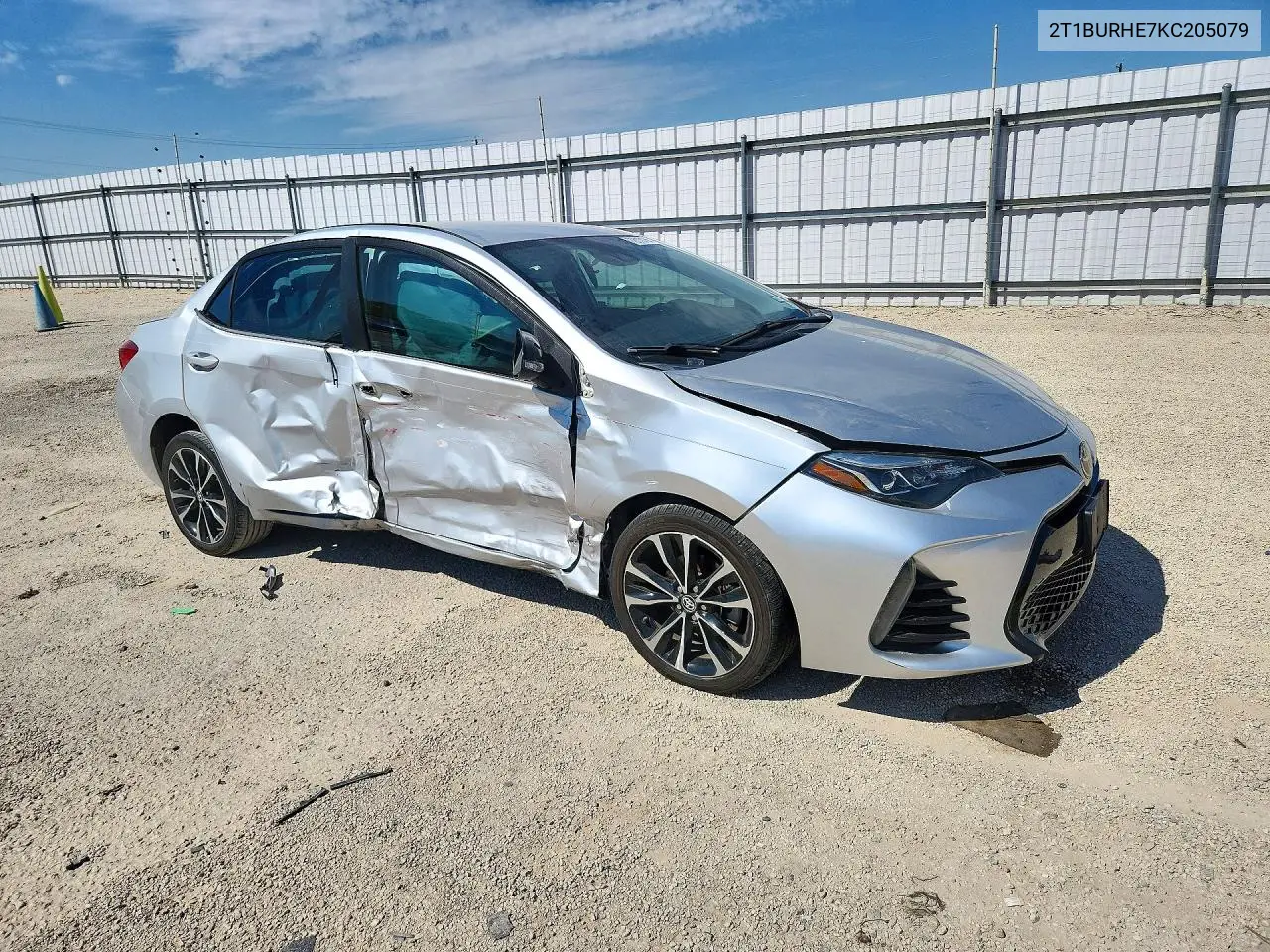 2019 TOYOTA COROLLA VIN 2T1BURHE7KC205079 — фото 4