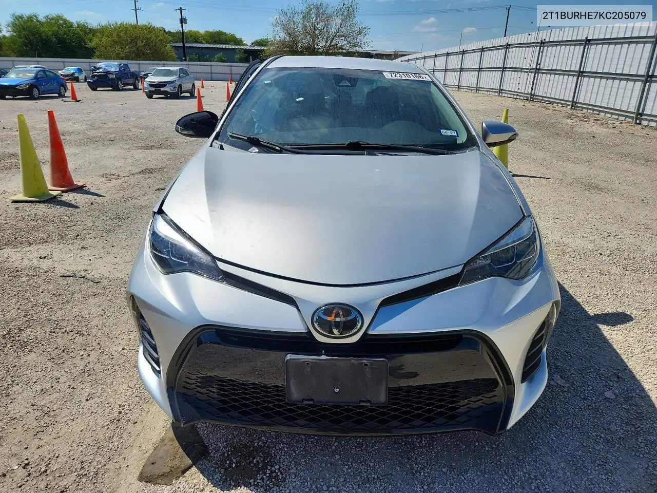 2019 TOYOTA COROLLA VIN 2T1BURHE7KC205079 — фото 5