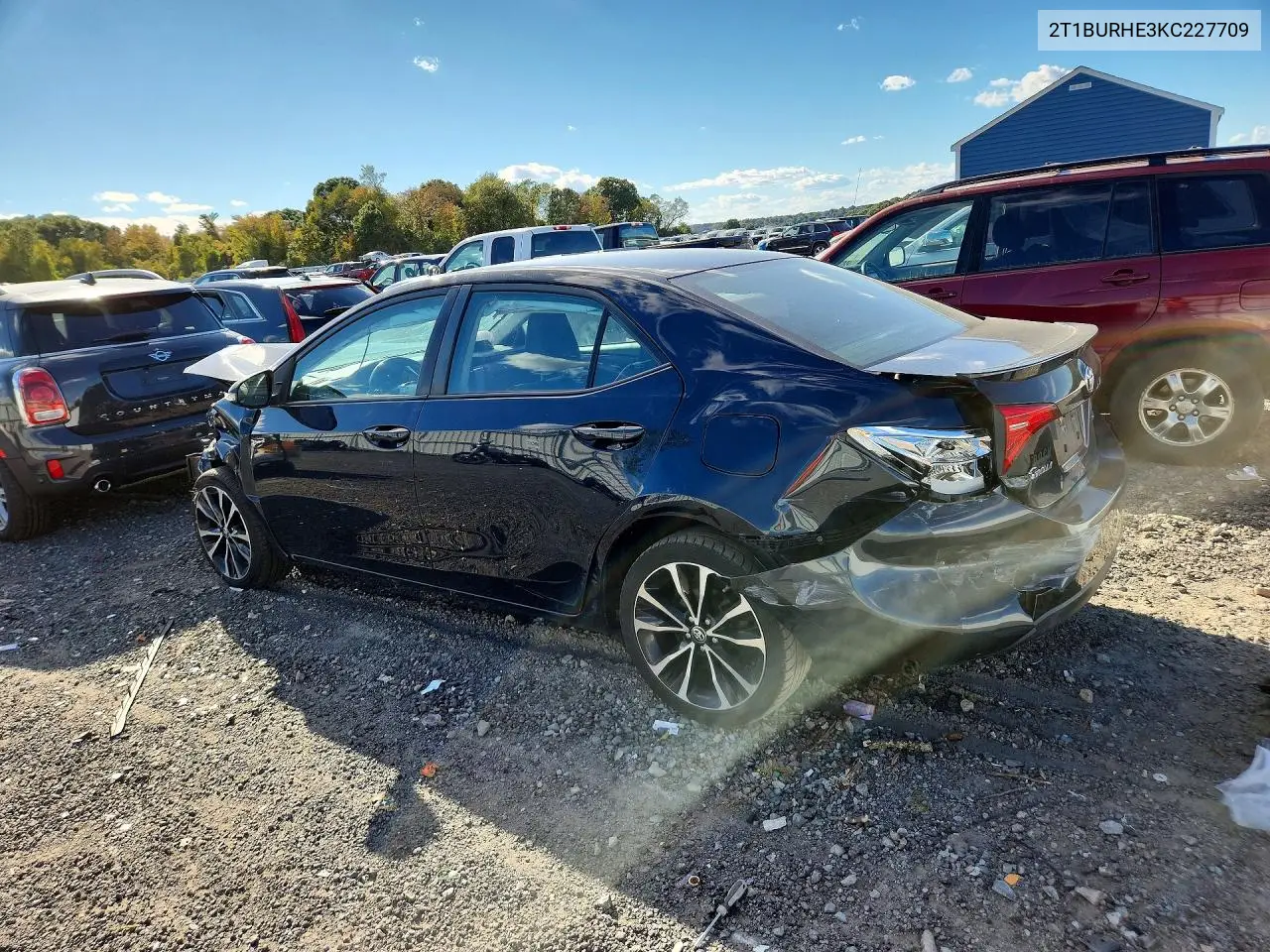 2019 TOYOTA COROLLA VIN 2T1BURHE3KC227709 — фото 2