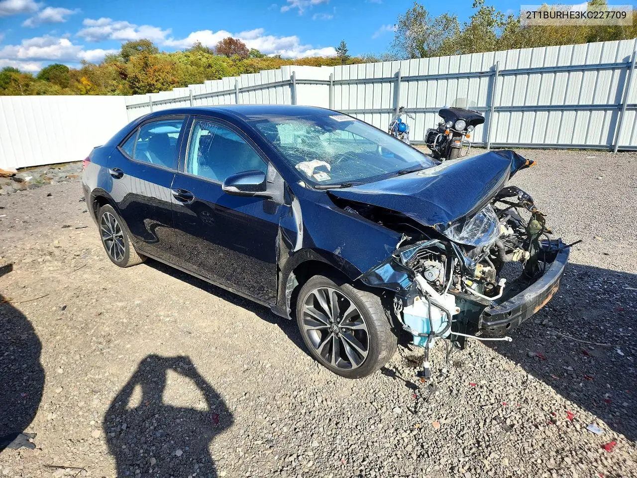 2019 TOYOTA COROLLA VIN 2T1BURHE3KC227709 — фото 4