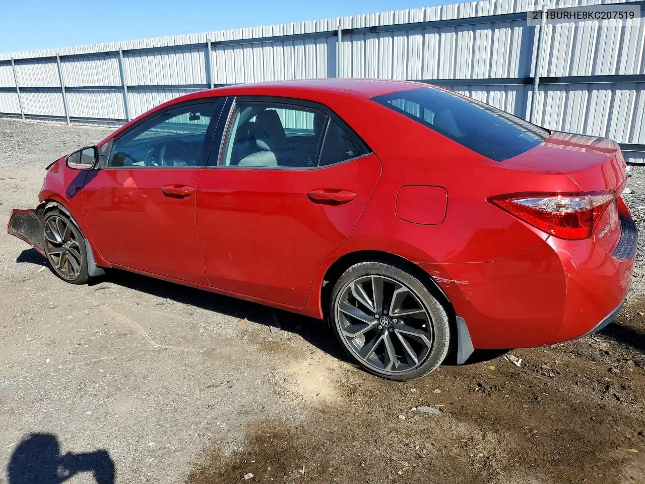 2019 TOYOTA COROLLA VIN 2T1BURHE8KC207519 — фото 3