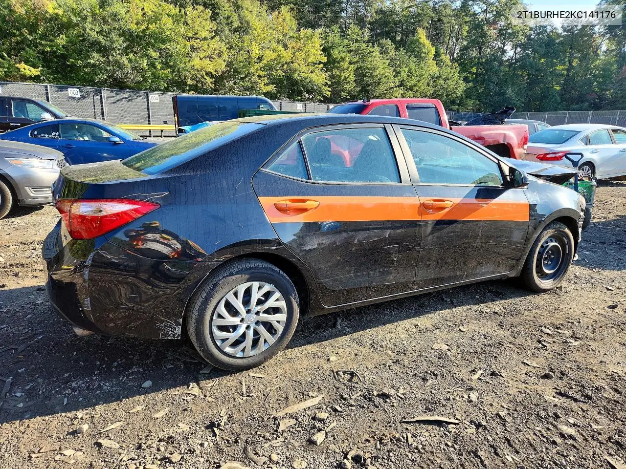 2019 TOYOTA COROLLA VIN 2T1BURHE2KC141176 — фото 3