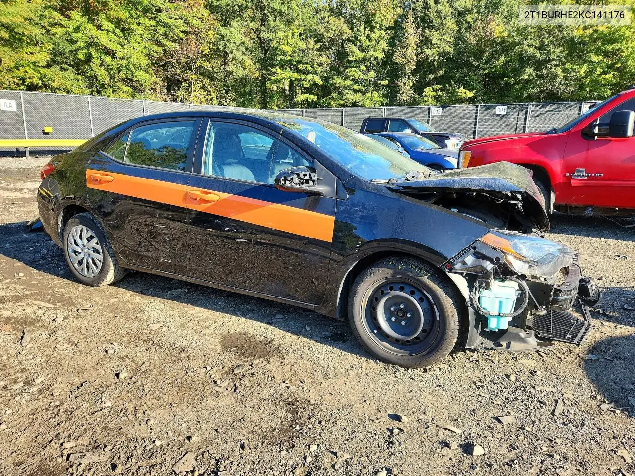 2019 TOYOTA COROLLA VIN 2T1BURHE2KC141176 — фото 4