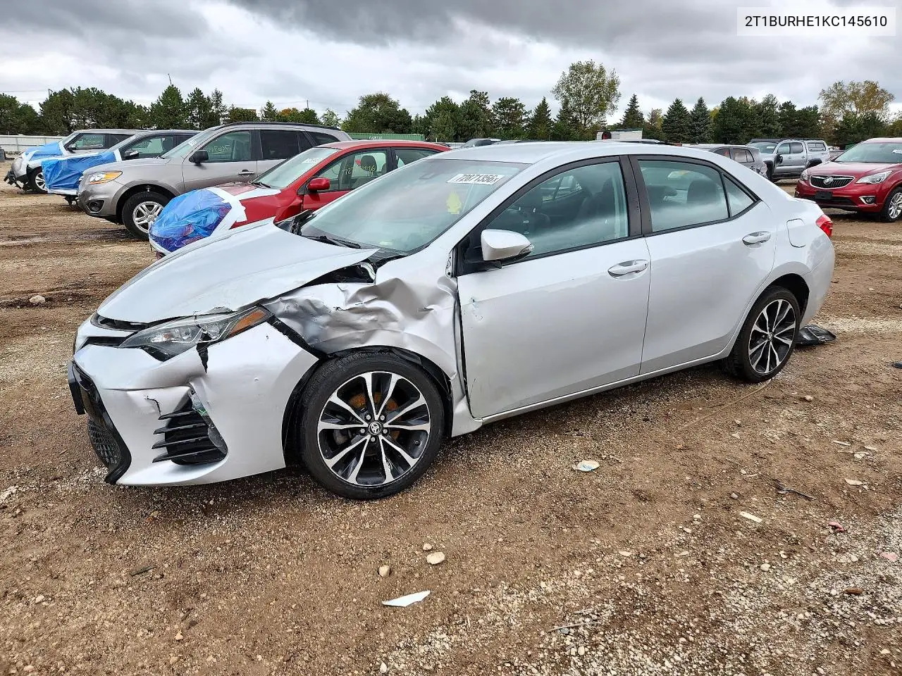 TOYOTA COROLLA 2019, VIN 2T1BURHE1KC145610