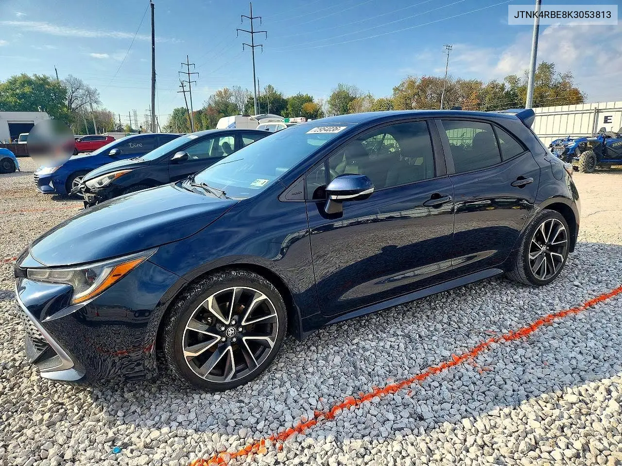 TOYOTA COROLLA 2019, VIN JTNK4RBE8K3053813