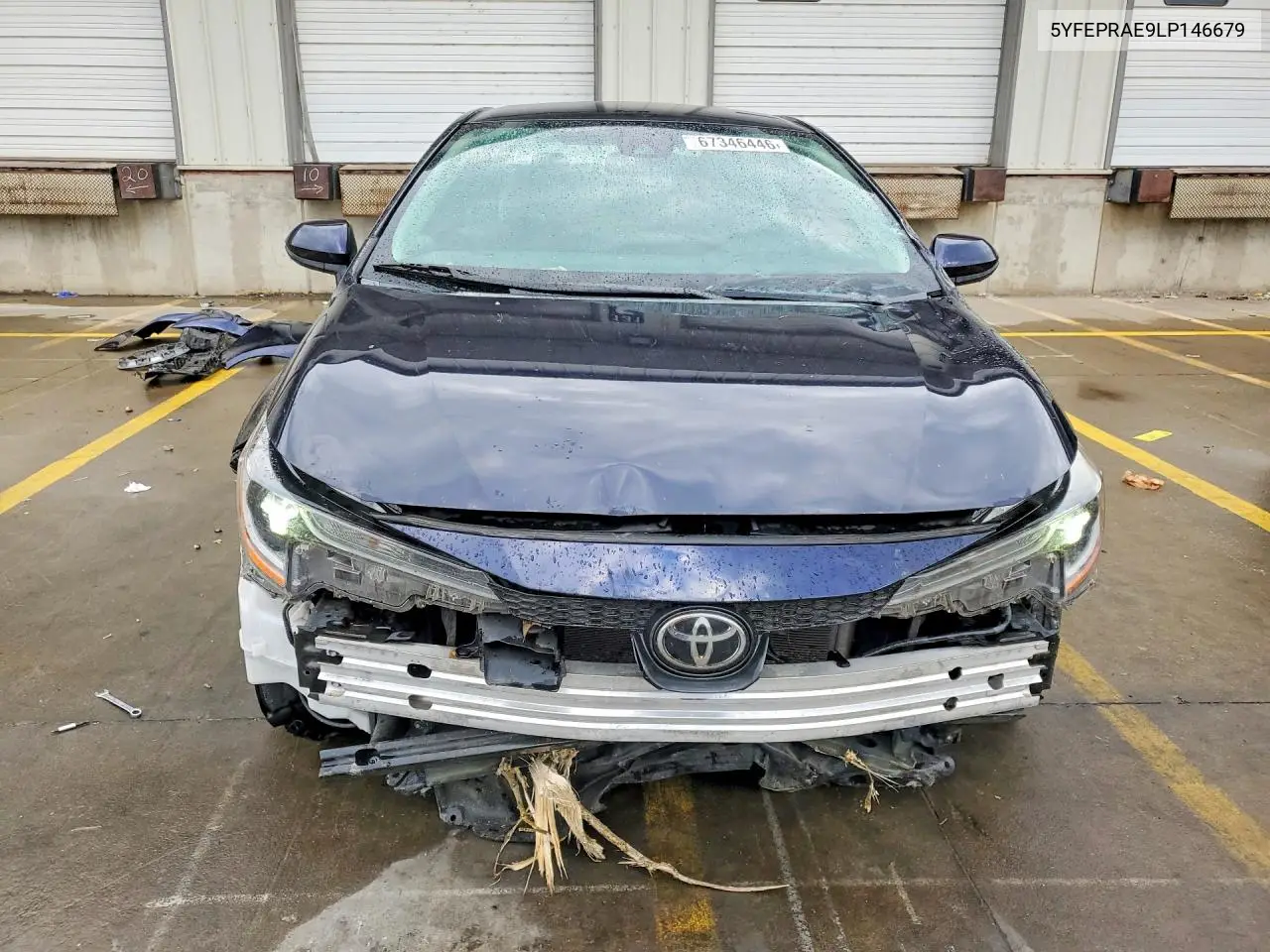 2020 TOYOTA COROLLA VIN 5YFEPRAE9LP146679 — фото 5