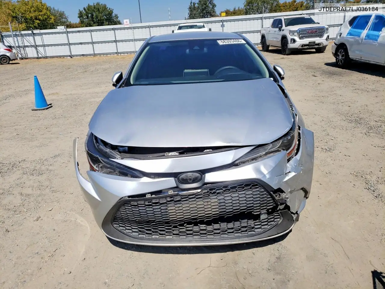 2020 TOYOTA COROLLA VIN JTDEPRAE7LJ036184 — фото 5