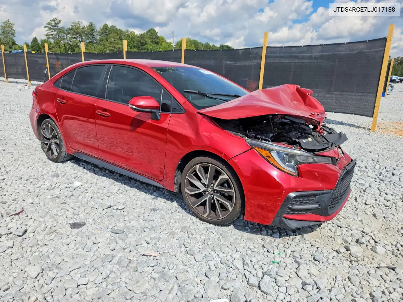 2020 TOYOTA COROLLA VIN JTDS4RCE7LJ017188 — фото 2