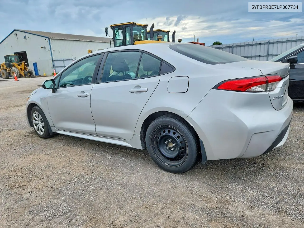 2020 TOYOTA COROLLA VIN 5YFBPRBE7LP007734 — фото 2