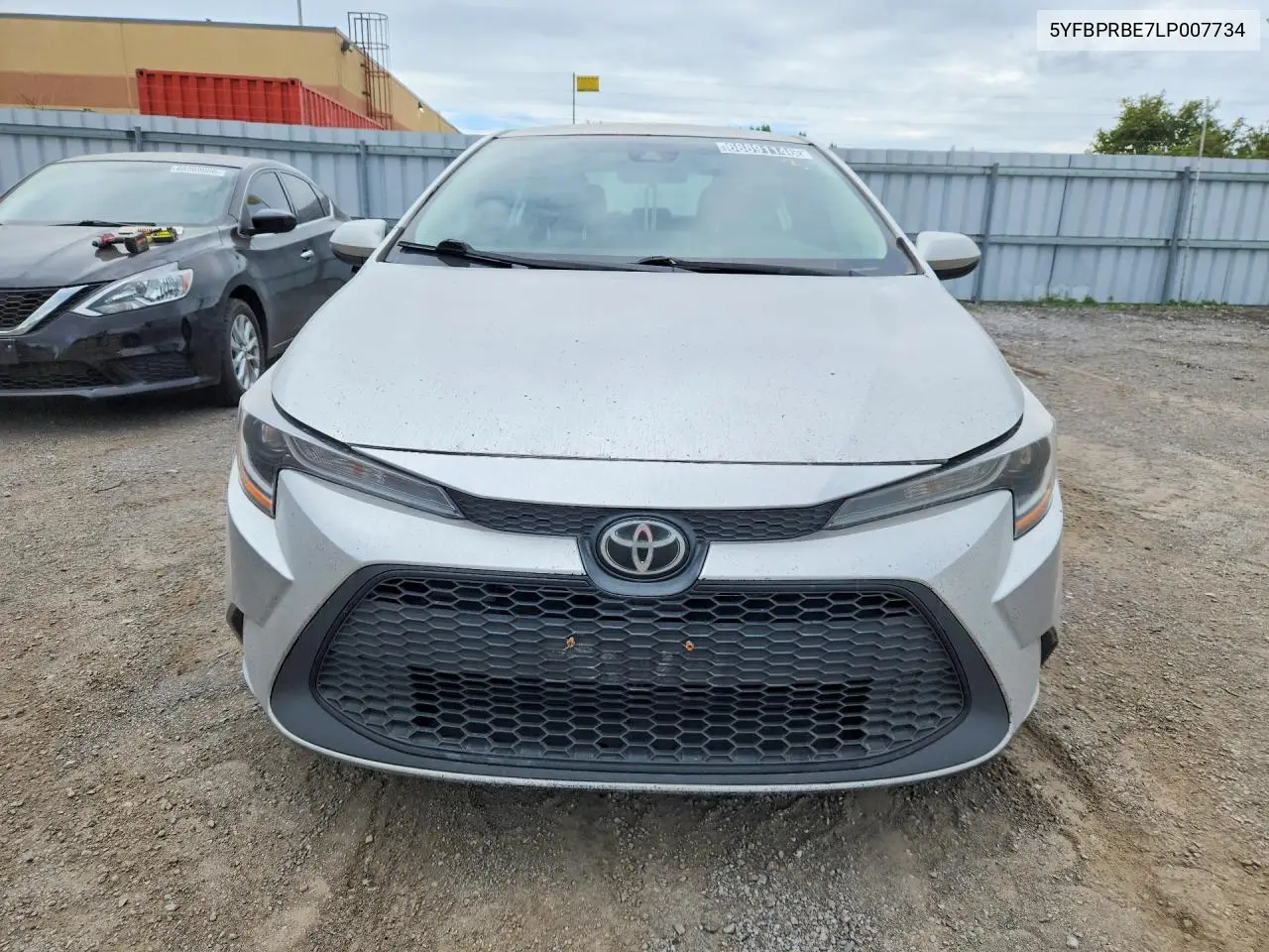 2020 TOYOTA COROLLA VIN 5YFBPRBE7LP007734 — фото 5