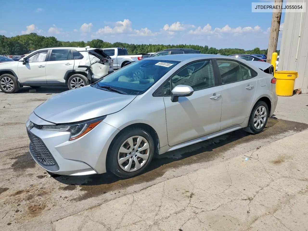TOYOTA COROLLA 2020, VIN JTDEPRAE1LJ055054