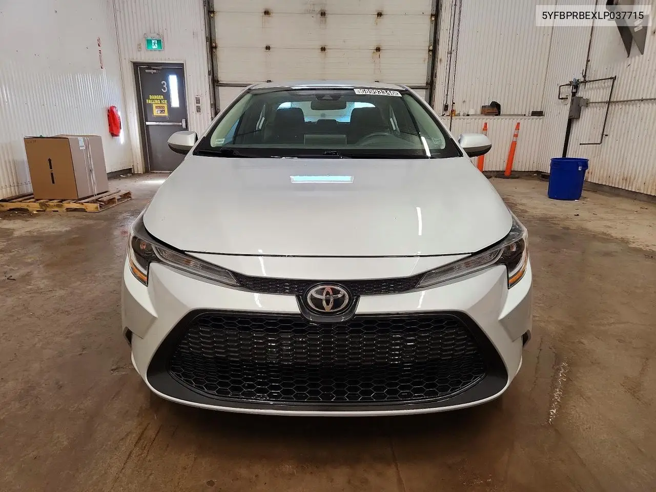 2020 TOYOTA COROLLA VIN 5YFBPRBEXLP037715 — фото 2