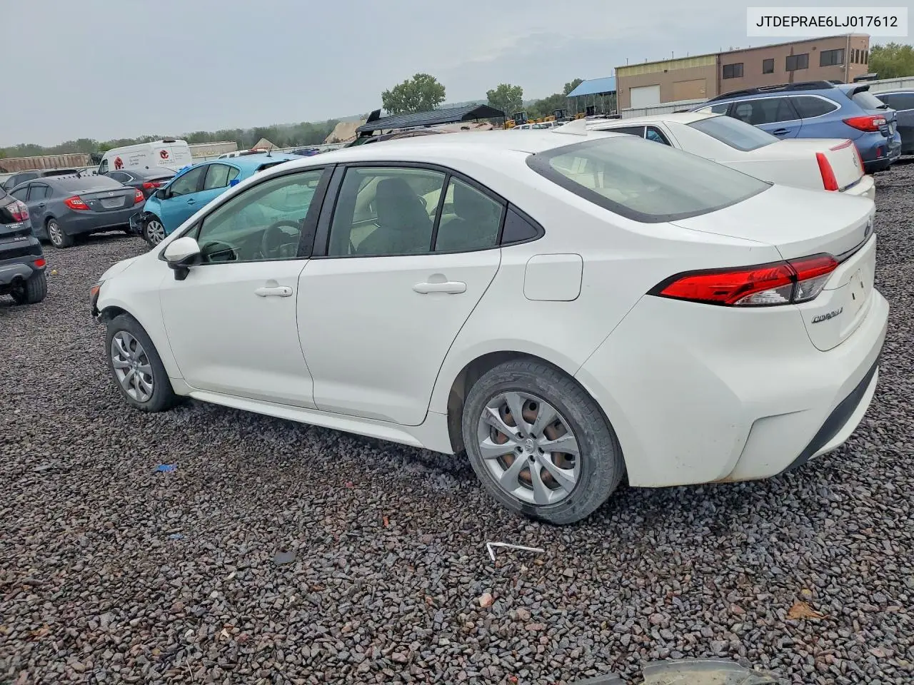 2020 TOYOTA COROLLA VIN JTDEPRAE6LJ017612 — фото 2