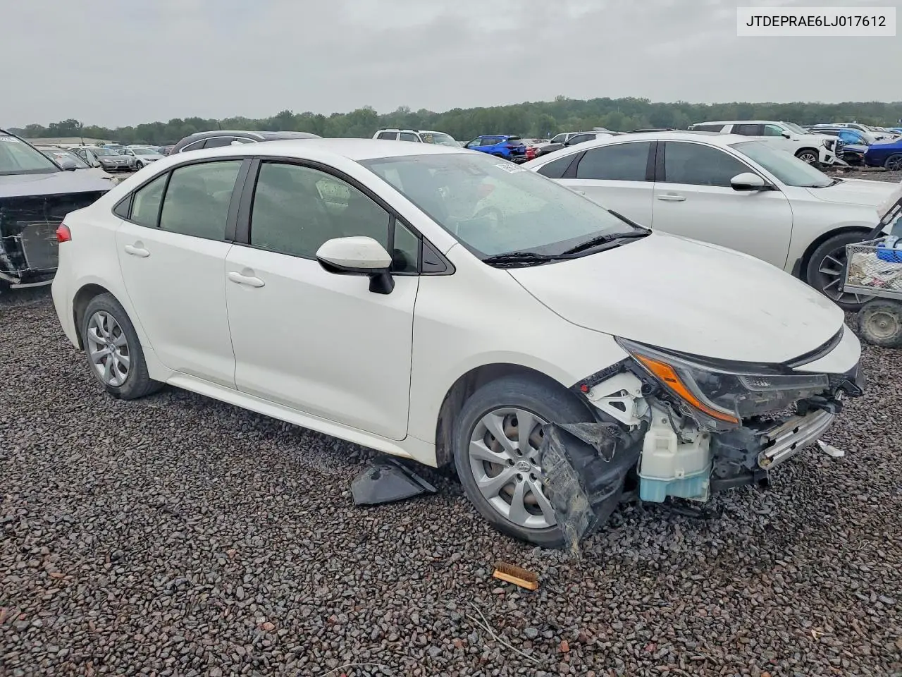 2020 TOYOTA COROLLA VIN JTDEPRAE6LJ017612 — фото 4