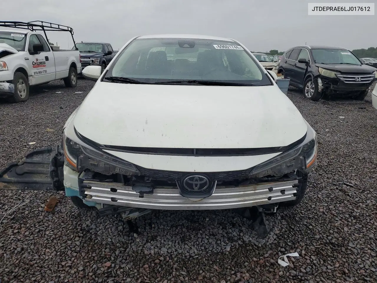 2020 TOYOTA COROLLA VIN JTDEPRAE6LJ017612 — фото 5