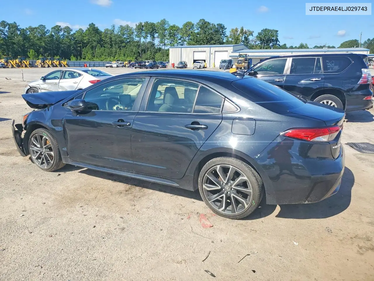 2020 TOYOTA COROLLA VIN JTDEPRAE4LJ029743 — фото 2