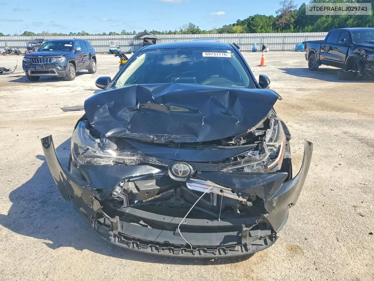 2020 TOYOTA COROLLA VIN JTDEPRAE4LJ029743 — фото 5