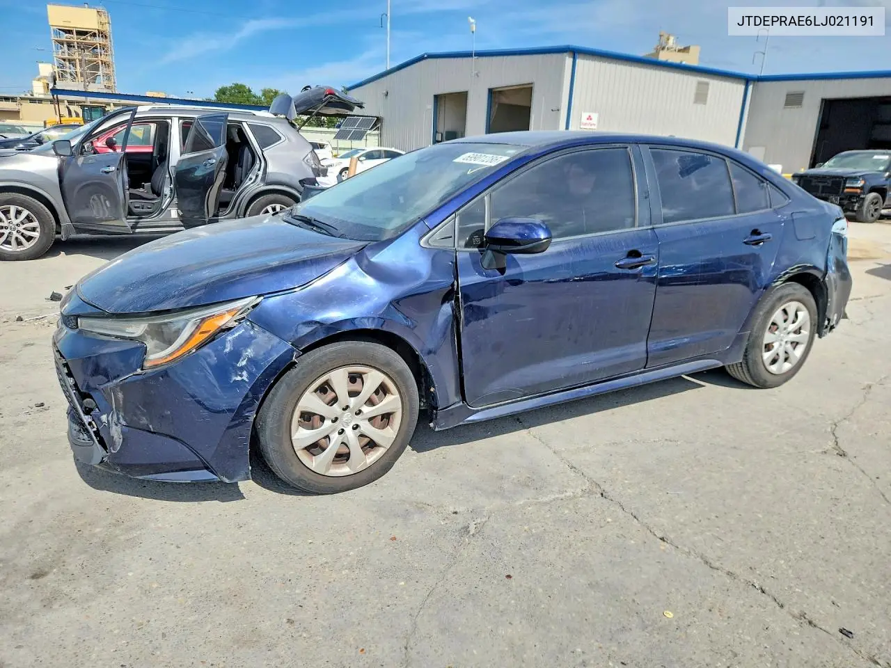 TOYOTA COROLLA 2020, VIN JTDEPRAE6LJ021191