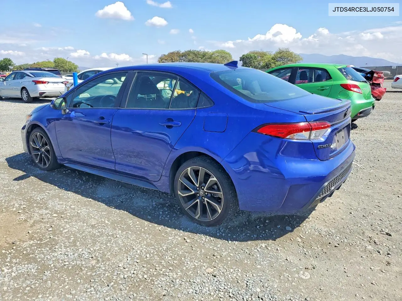 2020 TOYOTA COROLLA VIN JTDS4RCE3LJ050754 — фото 2