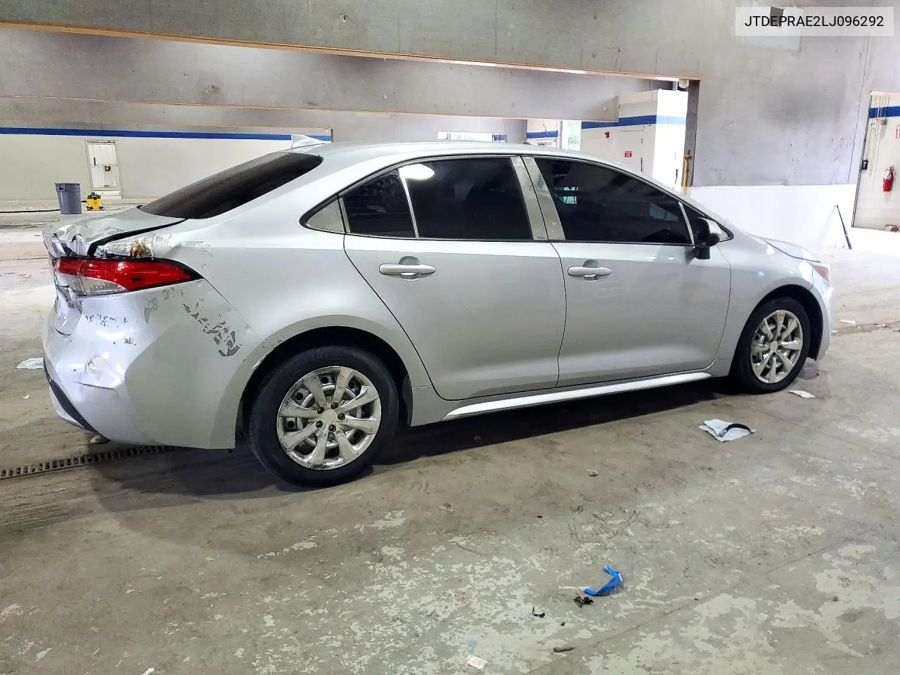 2020 TOYOTA COROLLA VIN JTDEPRAE2LJ096292 — фото 3