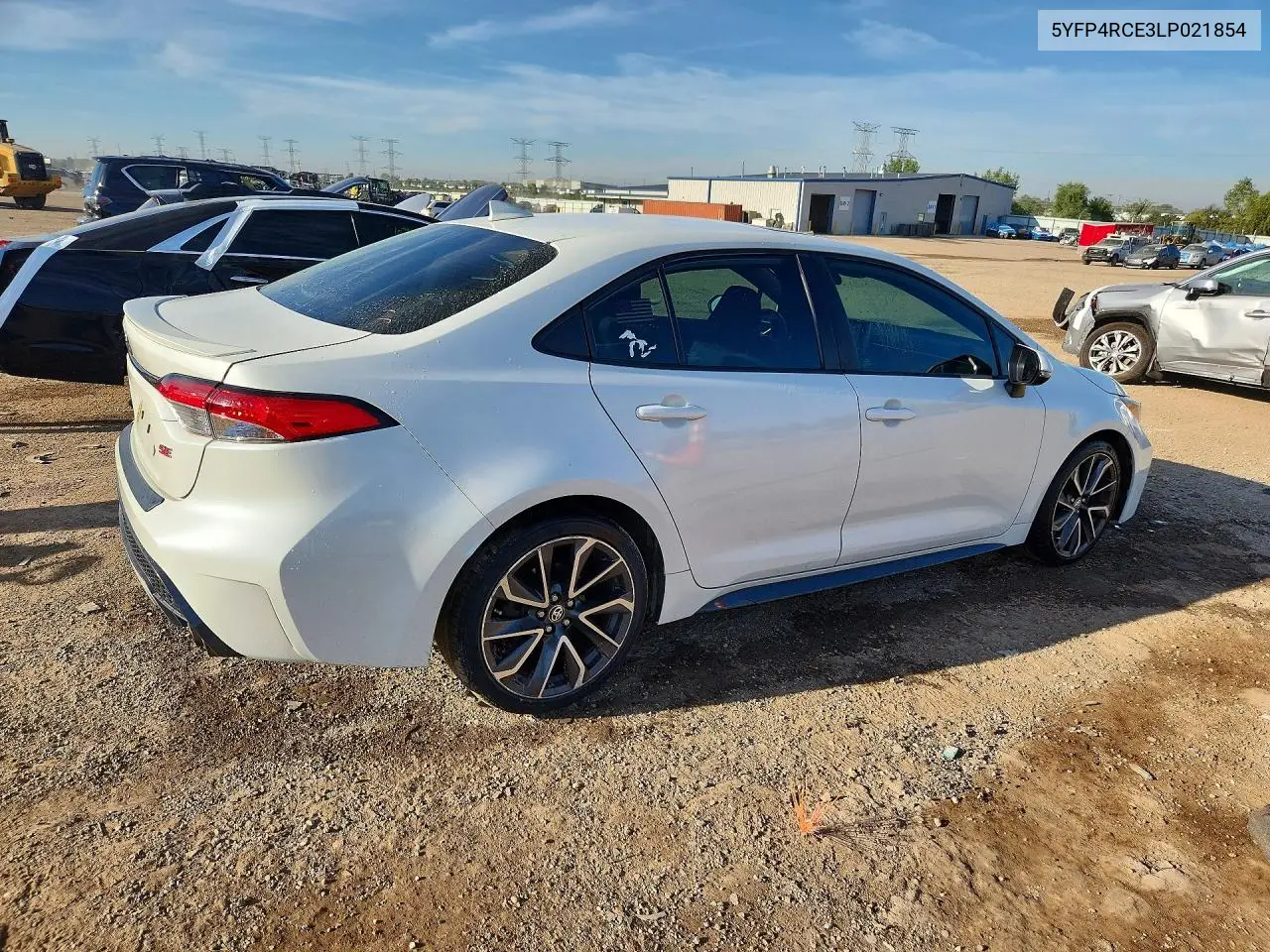 2020 TOYOTA COROLLA VIN 5YFP4RCE3LP021854 — фото 4